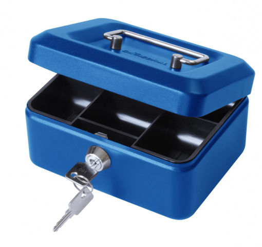 Picture of CASH BOX 6 INCH BLUE